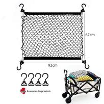 Elastic Mesh Net for RV, Trailer, and Cart Storage 92x67 cm