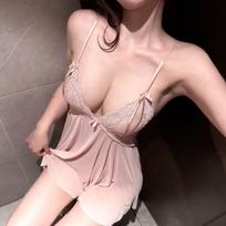 Ailu Temptation Lace Nightgown - Sexy See-Through Lingerie with Open Back One Size (40-60 kg) rožinė