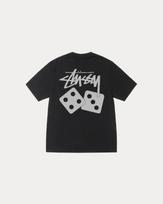 Stussy kauliukų marškinėliai, pigmentu dažyti juodi 1905077 L gray
