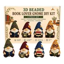 Vibrant Tube Beads 3D Beaded DIY Craft Kit Gnome Animal Beaded Ornament  for Teens Beginners Style 5