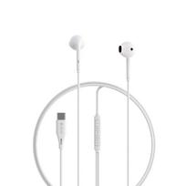 Devia laidinės ausinės Kintone A3 Digital USB-C baltos