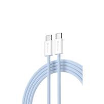 Devia laidas Smart EC325 PD USB-C – USB-C 1,0 m 60W 3A mėlynas
