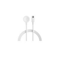 Devia indukcinis magnetinis įkroviklis Kintone USB-C 1,0 m baltas, skirtas Apple Watch