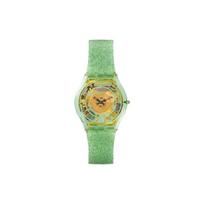 SWATCH Unisex 34mm Skeleton Watch SFG106 SFG106 Emerald Green beige