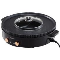 Hot Pot with Grill 1800W 2-in-1 Electric Smokeless Grill and Hot Pot
