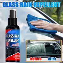 Nano Glass Rain Repellent Spray for Car Windows and Rearview Mirrors 100ml Water Resistant Anti-Fog Coating for Clear Visibility One Size blue