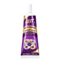 B7000 Skaidrūs klijai kalnų krištolams, 4 vnt.-50 ml Stiprūs klijai B-7000 papuošalų, karoliukų, brangakmenių klijai su precizišku galiuku purple