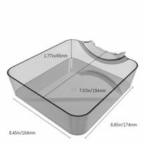 Simple Washing Machine Drain Tray Anti-Overflow Water Collection Box Drain Pan  Floor Protection