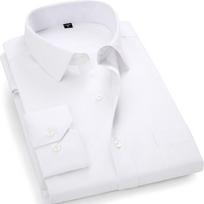 Didelio dydžio vyriški verslo kasdienio stiliaus marškiniai ilgomis rankovėmis balti mėlyni juodi išmanūs vyriški socialiniai sukneliniai marškiniai Asian 7XL Label 47 white