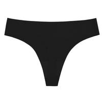 One-piece seamless thong panties low waist ice silk sexy European and American sports panties breathable and quick-drying random cutting S