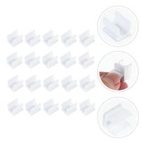 100 Pcs Whiteboard Pen Clips Plastic Adhesive Clamps Pen Holders Buckles Desk Accessories Office ganizers Writing Tools Storage