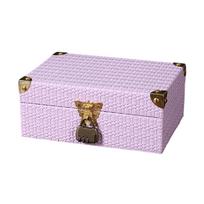 Portable Storage Container Box Featuring Leather Covered Wooden Design Lock Big Compartment for Travel Home Use