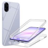 Case For Samsung Galaxy A07 A37 A57 A06 A16 A26 A36 A56 A05 A15 A25 A35 A55 Built in Screen Protector 360 Full Body Shockproof Galaxy A07 gryna