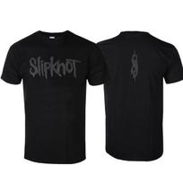 Slipknot Logo Hi-Build Pattern Printed T-Shirt Unisex 100% Cotton Tee, Nu Metal Band Street Casual Retro Style Top S black