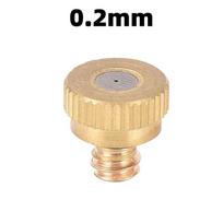 20 vnt. Vandens purškimo antgaliai Laistytuvai Rūkinimo Lauko vėsinimo sistema Žalvariniai rūkinimo antgaliai 0,2/0,4/0,6 mm 20pcs beige