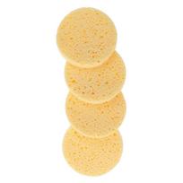 4 vnt./rinkinys Naudingas minkštas veido makiažo valiklis Valantis prausiamasis kempinės padėklas 4pcs beige