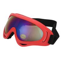 Kids Snow Ski Goggles AntiFog Snowboarding Glasses Double Layer Lens UVProof Windproof Unisex red