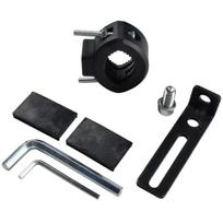 Mounting Bracket LED Motorcycle  Light Horizontal Tube Clamp Roof Roll Cage Holder, 22-37mm Adjustable 1 black