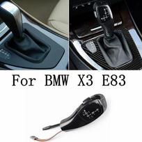 BMW X3 E83 LED pavarų perjungimo rankenėlė Automatinės pavarų dėžės svirties rankena Rankenėlė Pavarų perjungimo rankenėlė sidabras