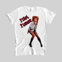 Tina Turner T-Shirt. Vintage/Retro style. M white