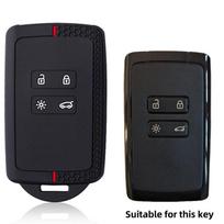 silicone car key case cover for dacia Duster logan 3 jogger sandero for Renault Clio 5 Megane 4 Zoe Kadjar Captur Arkana Koleos black