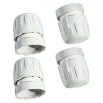 4PCS Water Distributor Regulating Cap M30X1.5 Temperature Control Valve Switch Water Diverter Adjustment Cap For Floor Heating white