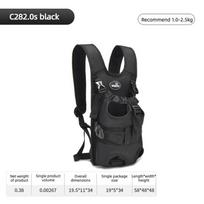 Breathable Pet Backpack Four-Legged Dog Carrier Shock Absorption Comfortable Chest Bag for Small Dogs and Cats Outdoor Travel