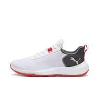 Puma Ferrari Electron E F1 Mens Golf Shoes White Comfortable Minimalist Anti Slip Wear Resistant 379204-01 40.5