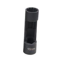 Mechanic Shock Absorb Nut Removal Socket Motorcycle Stay Nut Remover Oxidation Resistant Nut Port for Car 19 mm black