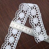 4Cm Water-Soluble Embroidery Lace, New White Milk Silk Lace, Skirt Clothing Lace Accessories sd415-1