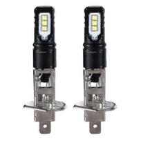 Super Bright H1 6000K LED Headlight Bulbs 6000LM White High Low Beam Conversion Kit for Enhanced Visibility Driving Safety