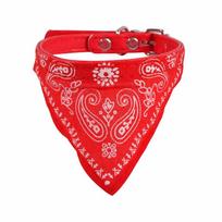 Reguliuojamas šuns šuniuko kaklo šalikas Bandana Apykaklė Šalikėlis