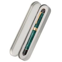 Jinhao 100 Classic Fountain Bent Green Fine to Broad Nib Pen Case Set (Jinhao) Pen, Nib, Celluloid, Sizes, žalia
