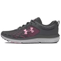 Under Armour Charged Assert 10 Cushioning Low top Running Shoes Women's Gray Pink 3026179-108 35.5