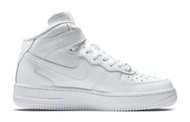 Nike Air Force 1 Mid White GS 314195-113 35.5 gray
