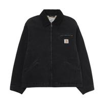 Carhartt WIP Solid Color Label Pocket Zipper Loose Fit Long Sleeve Denim Jacket Men jackets I03587800E06 XL