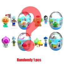 Plants Vs. Zombies Surprise Capsules Toys KidsPuzzle Assembly Toy Birthday Gifts Game Figure Model Dolls Random Send One pink