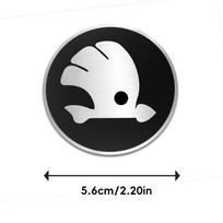 56/60/65/68MM Car Wheel Center Hub Caps Sticker Tire Rim Covers For Skoda S Fabia Rapid Superb Octavia A5 a7 2 Kodiaq Scala VRS
