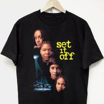 Set It Off movie t-shirt vtg 90s rap tee hip hop music band graphic streetwear S black