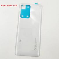 CE Glass For Xiaomi 11T/ 11T Pro Battery Cover Hard Back Lid Door Rear Housing Panel + Camera Frame Sticker Adhesive Glue perlų baltos spalvos
