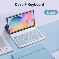 Dėklas su klaviatūra, skirtas Galaxy Tab S6 Lite 10.4 colio, nuimamas klaviatūros dangtelis, skirtas Samsung Tab S6 Lite SM-P610 P613 P615 P619 French Keyboard gray