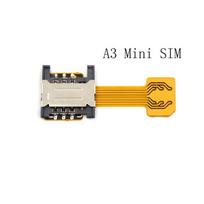 Hibridinis dvigubas mikro nano SIM kortelės adapterio keitiklis, plėtinio SD lizdas Android A3
