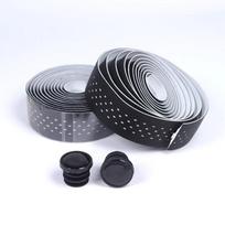 Shock-Absorbing Anti-Slip Handlebar Tape: Comfortable, Wear-Resistant, Breathable Silicone Wrap for Road and Fixed Gear Bikes black