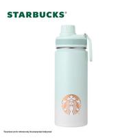 Starbucks 520ml Mint Green Stainless Steel Sports Tumbler white