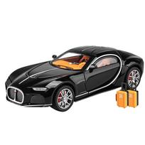 1/24 Bugatti Atlantic Luxury Sports Car Alloy Model, Simulated Sound and Light, Painted Interior, Restored Details, Desktop Ornaments juoda