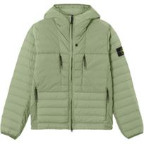 Stone Island FW25 Logo Solid Color Hooded Zip Long Sleeve Down Jacket Unisex Jacket K2S1541000-20S0183-V0055 XXL
