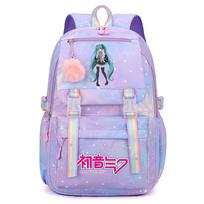 Anime Anime Hatsune Miku Spausdintas Didelės Talpos Vandeniui Atsparus Kuprinė Paauglys Studentas Mergaitė Berniukas Mokyklinė Kuprinė Knygų Kuprinė Kelioninė Kuprinė