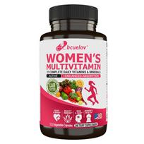 Vitaminas A, Vitaminas C, Vitaminas D, Vitaminas E, Vitaminas K, Kalcis, Geležis, Jodas, 120 kapsulių Maisto papildas 120 Capsules