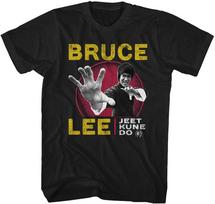 Bruce Lee Jun-Fan Hong-Kong Chinese Martial Arts Artist Icon Jeet Kune Do Tshirt Black S įvairiaspalvis