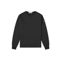 STONE ISLAND Garment Dyed Lightweight Crew Sweatshirt 'Black' Men's 731564450-V0029 S